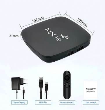 Android TV Box - MX10 4K 5G - 814956