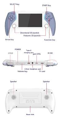 Φορητή κονσόλα παιχνιδιών - XP PRO - 812594 - Blue