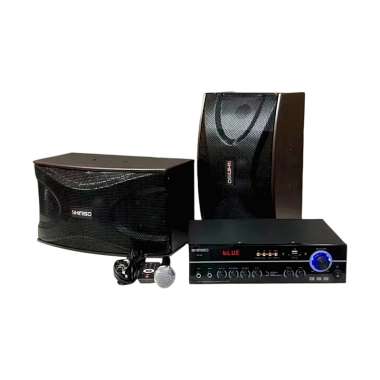Σετ ηχεία subwoofer με ενισχυτή & μικρόφωνο Karaoke - QS-A8 - 813164
