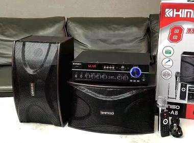 Σετ ηχεία subwoofer με ενισχυτή & μικρόφωνο Karaoke - QS-A8 - 813164