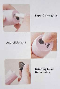 Ηλεκτρική λίμα περιποίησης ποδιών - DY-165 - 813652 - White