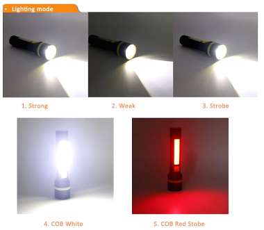 Επαναφορτιζόμενος φακός LED - FA-CH-24096 - 817476