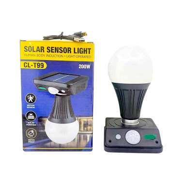 Επαναφορτιζόμενη ηλιακή λάμπα LED με αισθητήρα κίνησης - FA-T99 - 817575