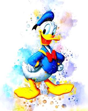 Olympus Diamond Painting "Donald Duck"- Ψηφιδωτό Μωσαικό "Ντόναλντ ντακ" 40X30