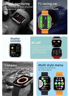 Σετ Smartwatch με 2 λουράκια - Z81 Pro Max - 880372 - Blue