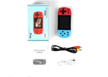 Φορητή κονσόλα παιχνιδιών - 620 in 1 - 884409 - Red