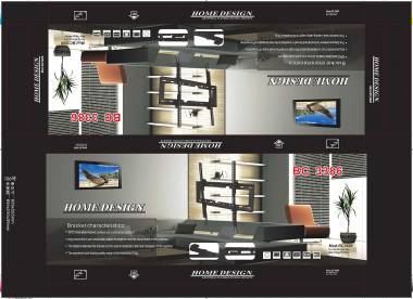 Επιτοίχια βάση τηλεόρασης για διάσταση 36-70" - BC3386 - 567822