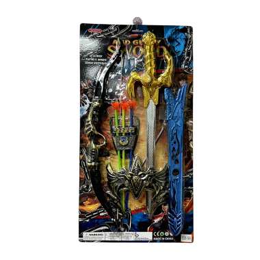 Σετ αρχαίου πολεμιστή με τόξο και αξεσουάρ - 558-5A - 917249