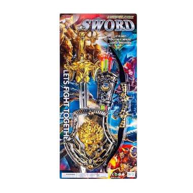 Σετ αρχαίου πολεμιστή με τόξο και αξεσουάρ - 584-12A - 917251