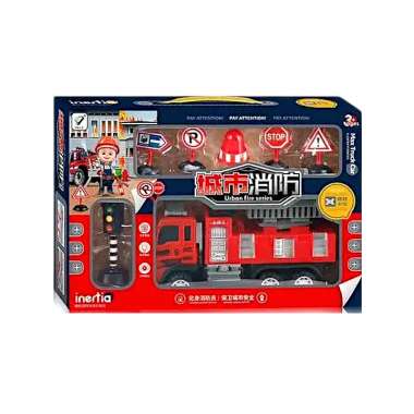 Σετ πυροσβεστικό όχημα με αξεσουάρ - 898-110 - 917346