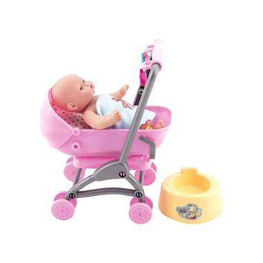 Παιδικό καροτσάκι mini με κούκλα - 0812-155 - 917427