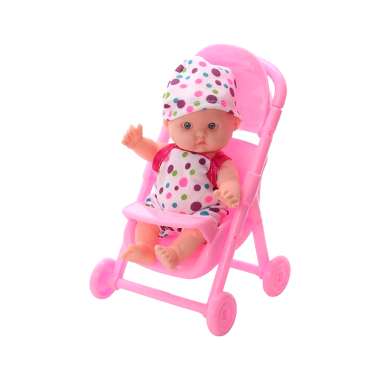 Παιδικό καροτσάκι mini με κούκλα - 0812-152 - 917428