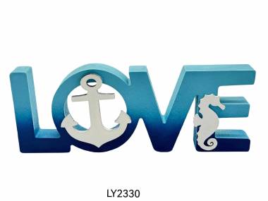 Σετ διακοσμητικά Souvenir - LOVE - 2 τεμάχια - LY2330 - 921447