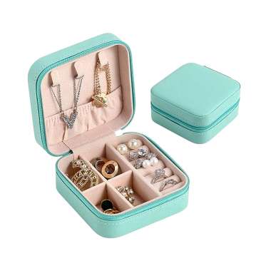 Θήκη οργάνωσης κοσμημάτων mini με φερμουάρ - LD1006 - 922132 - Green