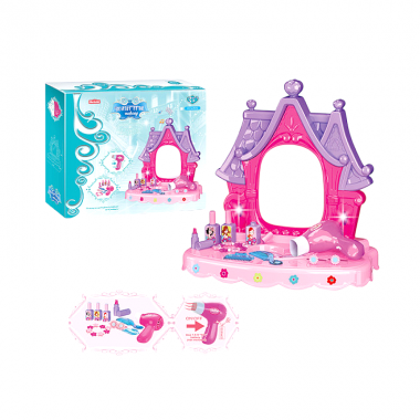 Παιδική τουαλέτα ομορφιάς mini με αξεσουάρ - 6401 - 917373