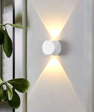 Επιτοίχιο φωτιστικό LED - Απλίκα - Warm White - 1016-2 - 941266