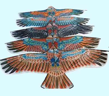 Χαρταετός με σχέδιο - 1.45m - 981003