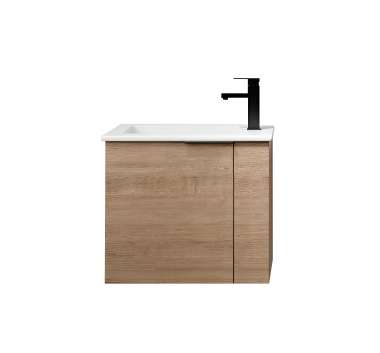 Σετ Πάγκου CLEIO 60cm Κόντρα Πλακέ Θαλάσσης (Plywood) χρ.CAPPUCINO κωδ.S3BCLEIO060CAP