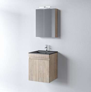 ΣΕΤ ΕΠΙΠΛΟΥ DIKI 55cm χρ. BEIGE OAK  9SDI055BOBL