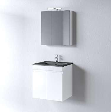 ΣΕΤ ΕΠΙΠΛΟΥ DIKI 55cm χρ. WHITE GLOSS  9SDI055WGLB