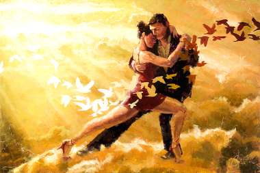 Olympus Diamond Painting "Tango Dance " - Ψηφιδωτό Μωσαικό "Χορός Τανγκό" 40Χ30