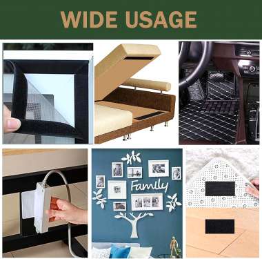 Olympus Αυτοκολλητη Ταινία Velcro (Χριτς-Χρατς) Μαύρη 500cm x 5cm