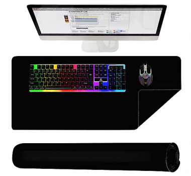Olympus mousepad (αντιολισθητική βάση για ποντίκι) XXL 90x45cm Μαύρο