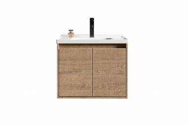 Σετ Πάγκου REA 60 cm Κόντρα Πλακέ Θαλάσσης (Plywood) χρ. ΚΑΦΕ ΑΝΟΙΧΤΟ S3BREA060CAP