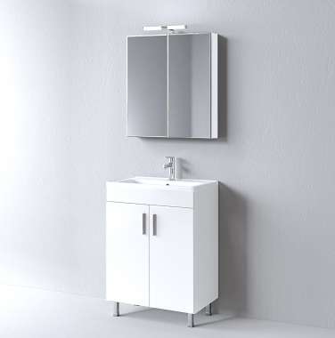 Σετ Έπιπλο Μπάνιου Skopelos White 60 9SSK060WH0 Πάγκος 58x36x83cm