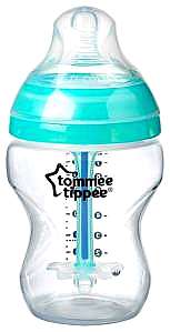 Tommee Tippee Σετ Πλαστικά Μπιμπερό Advanced Comfort Vented Bottle Starter Kit Κατά των Κολικών με Θηλή Σιλικόνης 260ml για 0+ μηνών 8τμχ Turquoise