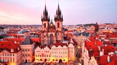 Olympus Diamond Painting "Church of our lady before Tyn,Prague" - Ψηφιδωτό Μωσαικό "Ναός της Παναγίας του Τυν,Πράγα" 40Χ30