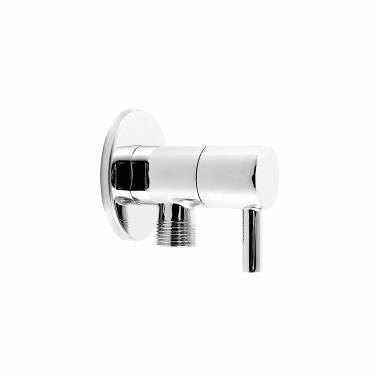 Γωνιακός διακόπτης ροής Χρωμέ Z295 FERRO 1/2x3/8&quot;