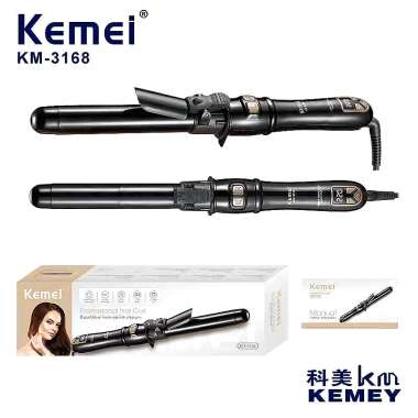 Συσκευή για μπούκλες περιστρεφόμενη - KM-3168 - Kemei