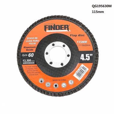 Πολύπτερο λείανσης μετάλλου για γωνιακό τροχό - 115mm/4.5"/P60 - Finder - 195630