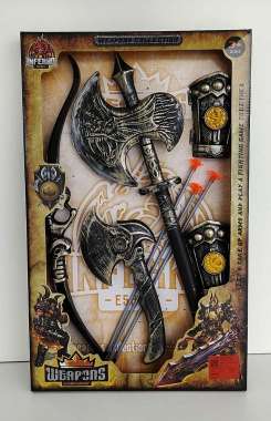 Σετ αρχαίου πολεμιστή με πανοπλία και αξεσουάρ - 205-13 - 917278