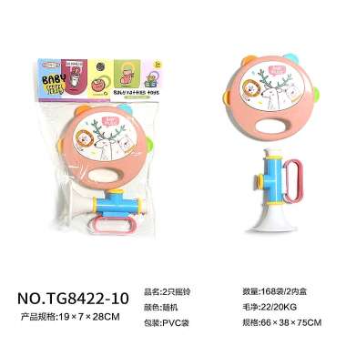 Σετ βρεφικές κουδουνίστρες - TG8422-10 - 2pcs - 917388