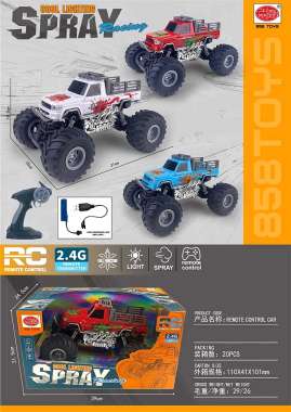 Τηλεκατευθυνόμενο αυτοκίνητο Τζιπ με ψεκασμό - 858-491B - 917550