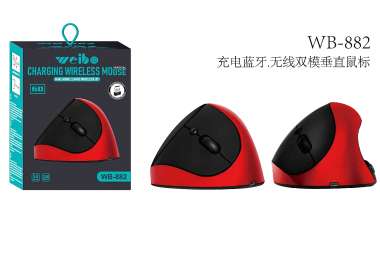 Ασύρματο επαναφορτιζόμενο ποντίκι Η/Υ εργονομικό - Vertical - WB-882 - 658823