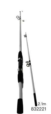 Καλάμι ψαρέματος - Δίσπαστο - 2.1m - 832221