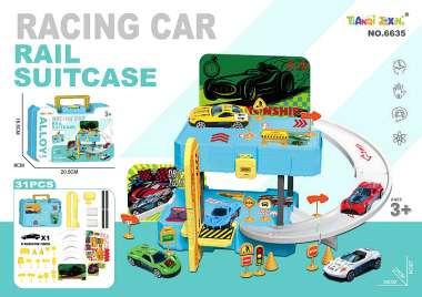 Πίστα αυτοκινητόδρομος Parking σε βαλιτσάκι - 6635 - 917334