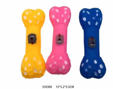 Παιχνίδι σκύλου Latex κόκκαλο - 15x5.2x3.5cm - 12pcs - 550300