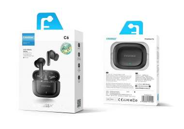 Ασύρματα ακουστικά Bluetooth με θήκη φόρτισης - C6 - Fineblue - 701458
