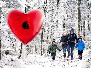 Olympus hand warmer heart shaped - Θερμαντικό άκρων σε σχήμα καρδιάς (2τμχ)