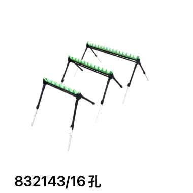 Βάση στήριξης καλαμιών 16 θέσεων - Μεταλλική - 832143