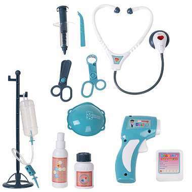 Olympus Παιδικό Ιατρικό Βαλιτσάκι με 13  Αξεσουάρ Little Doctor