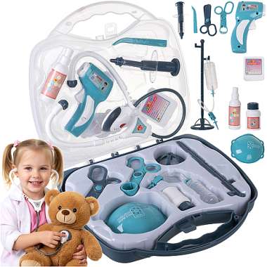Olympus Παιδικό Ιατρικό Βαλιτσάκι με 13  Αξεσουάρ Little Doctor