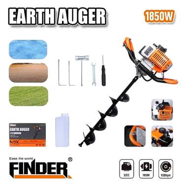 Τριβέλα εδάφους βενζίνης - 1850W/2.5HP - 198510 - Finder