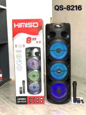 Φορητό ηχείο subwoofer με μικρόφωνο Karaoke - QS-8216 - 813119