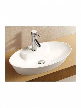 Karag LT3203 Επικαθήμενος Νιπτήρας Πορσελάνης 61x36.5x12cm Λευκός