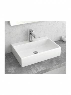 Karag LT2082 Επικαθήμενος Νιπτήρας Πορσελάνης 51.5x36cm Λευκός